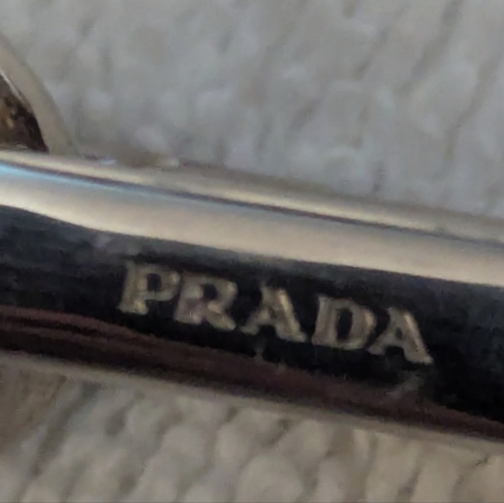 PRADA vintage rare map shoulder purse Y2K brown and tan - Picture 9 of 15